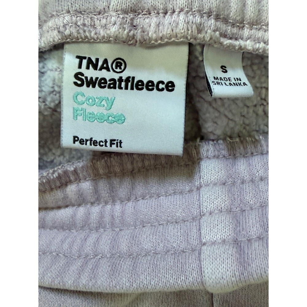 Aritzia TNA Sweatfleece Cozy Fleece Perfect Fit Joggers Lavender Purple Small - Picture 2 of 11